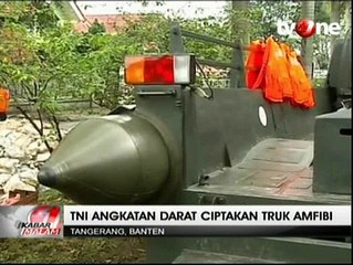 Antisipasi Banjir, TNI AD Ciptakan Truk Amfibi