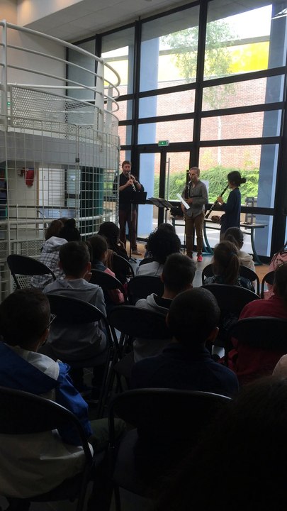 Rentrée en musique musiciens de l'orchestre de l'opéra de Rouen concerto de Georg PhilippTelleman