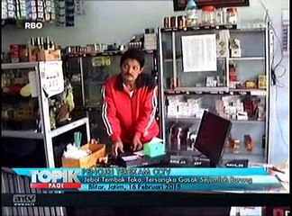 Jebol Tembok Toko, Pencuri Gasak Sejumlah Barang dan Uang Rp10 Juta
