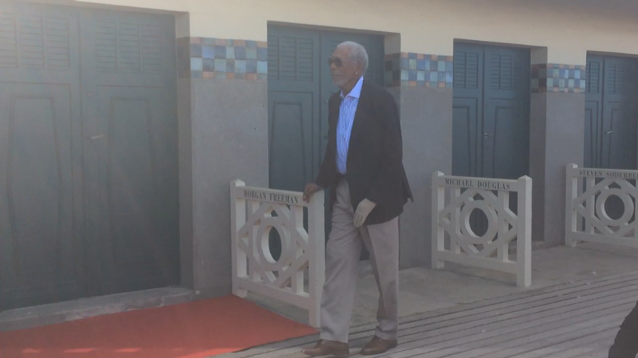 Morgan Freeman, sur les planches de Deauville.