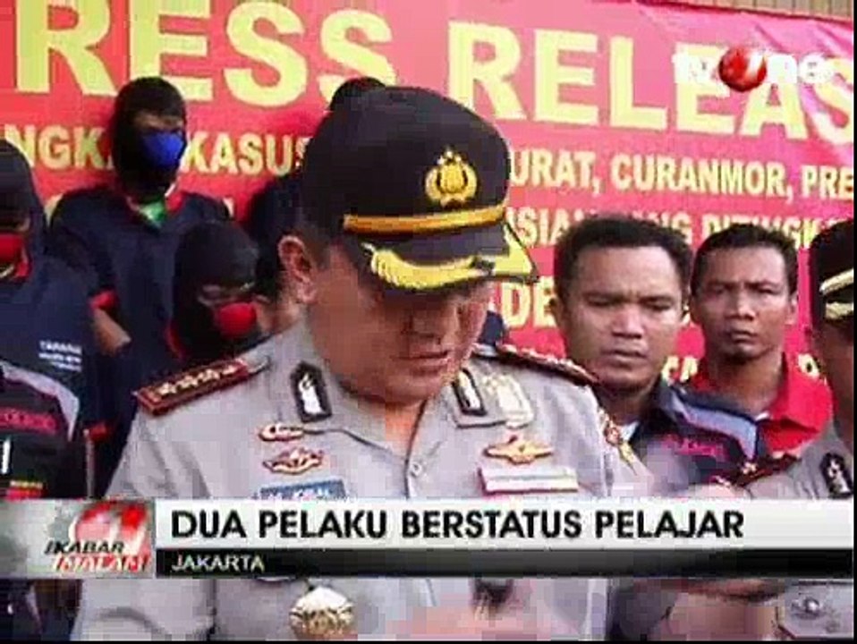 13 Begal Motor Ditangkap, 2 Diantaranya Berstatus Pelajar