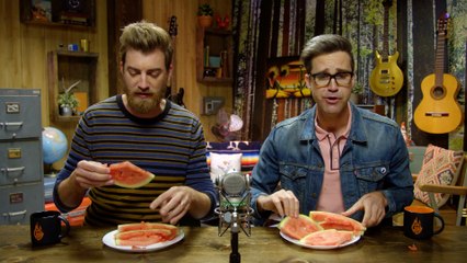 Speed Eating Watermelon