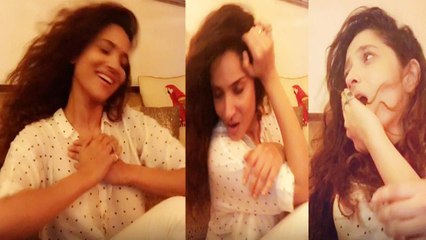 Ankita Lokhande's funny facial expressions video goes viral| FilmiBeat