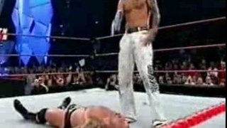 Raw The Rock vs Jeff hardy