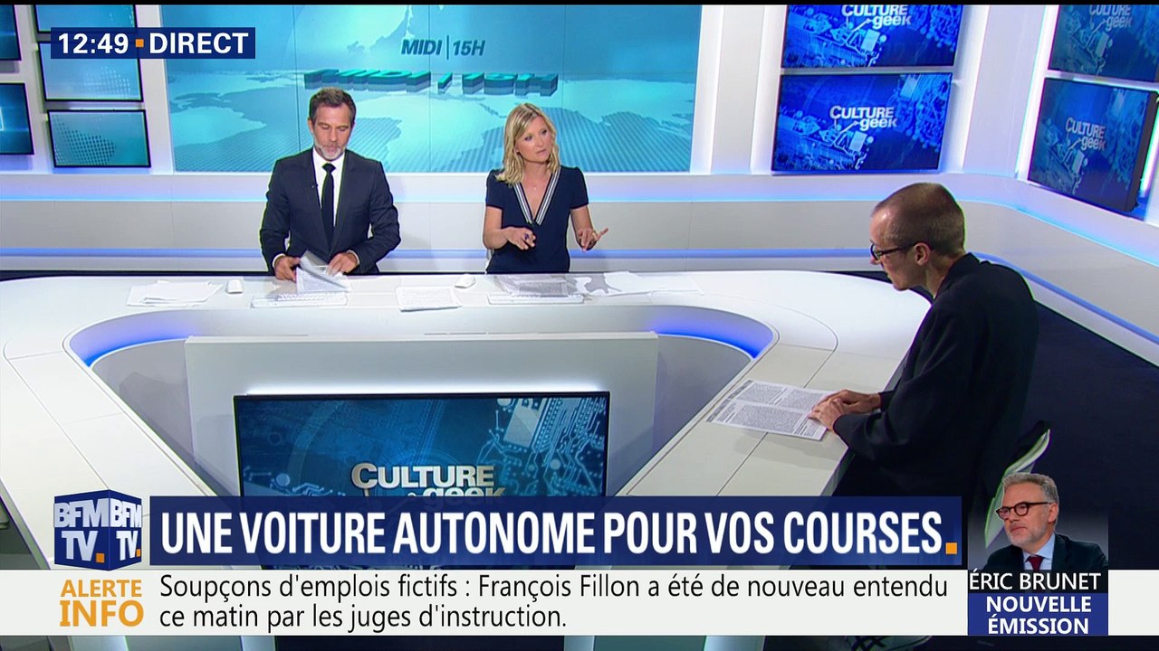 Des courses livrées par des voitures autonomes