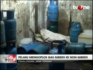 Polisi Gerebek Gudang Pengoplos Gas Subsidi ke Non-Subsidi
