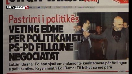 Report TV - Emisioni Shtypi i Ditës dhe Ju, gazetat dhe telefonatat 7 Shtator 2018