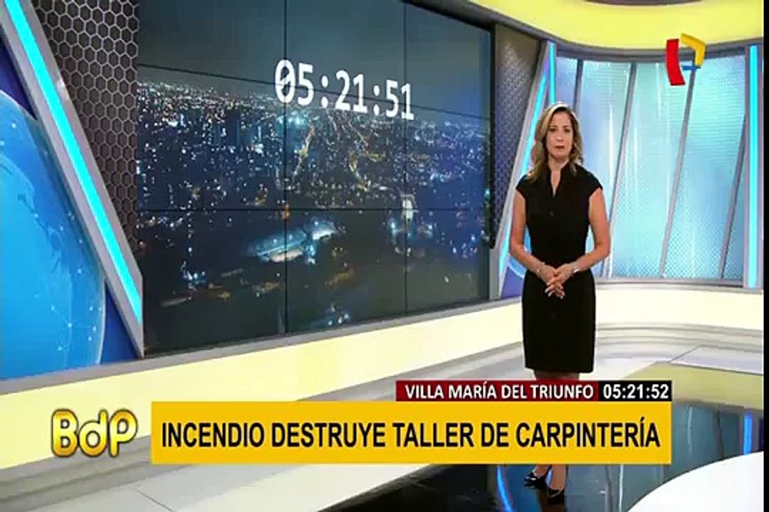Voraz incendio consume taller de carpintería en...