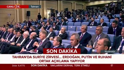 Tahran'da Suriye zirvesi