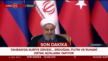 Tahran'da Suriye zirvesi