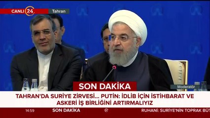 Tahran'da Suriye zirvesi