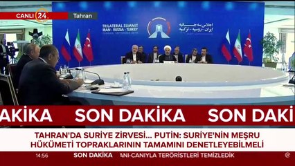Tahran'da Suriye zirvesi