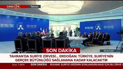 Tahran'da Suriye zirvesi