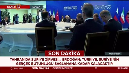 Suriye konulu üçlü zirve