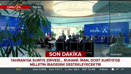 Suriye konulu üçlü zirve