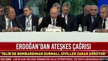 Putin'den Erdoğan'ın 'Ateşkes' ifadesi itirazına yanıt: Bizim masamızda Nusra, IŞİD yok; Erdoğan genel anlamda haklı ama biz onların yerine konuşamıyoruz