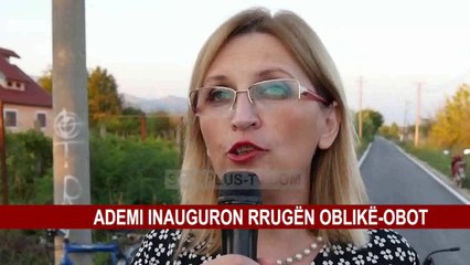ADEMI INAUGURON RRUGËN OBLIKË-OBOT