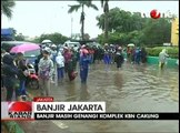 Banjir Masih Genangi Kawasan Berikat Nusantara Cakung