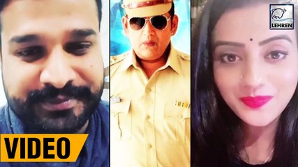 Ritesh Pandey और Akshara Singh ने मिलकर किया 'सनकी दरोगा ' को सपोर्ट