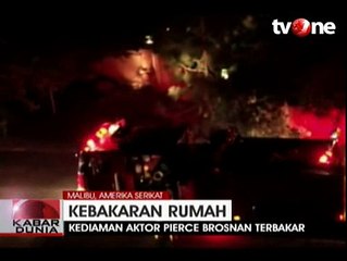 Rumah Pierce Brosnan Dilalap Si Jago Merah