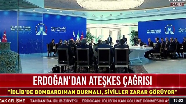 Tahran Zirvesi'nde Erdoğan ile Putin arasında ateşkes polemiği