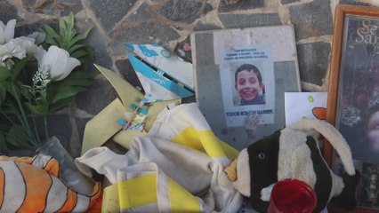 Los recuerdos del niño Gabriel, trasladados provisionalmente de "La Ballena"