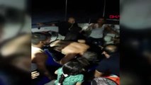 Muğla Batmak Üzere Olan Teknedeki 13 Kaçağı Sahil Güvenlik Kurtardı