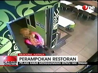 Perampok Ini Beraksi Sambil Kenakan Baju Wanita