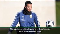'Out-of-shape' Romero won't replace Messi as Argentina captain - Scaloni