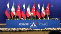 Türkiye-Rusya-İran Üçlü Zirvesi ortak basın toplantısı - Putin - TAHRAN