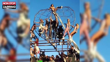 Paris Hilton agite ses jolies fesses au Burning Man (vidéo)