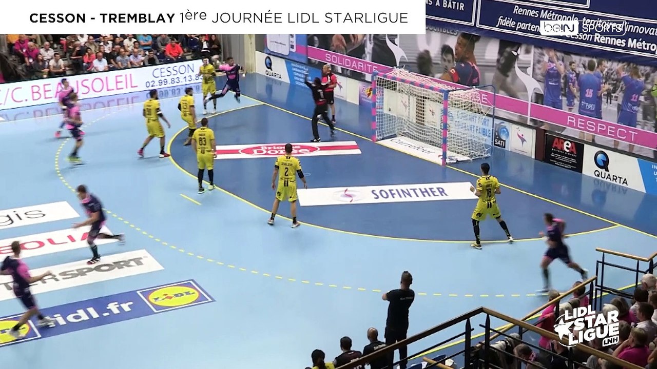 Tremblay démarre fort contre Cesson-Rennes | J01 Lidl Starligue 18-19