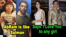 AbRam is like Salman, says 'I Love You' to any girl: SRK