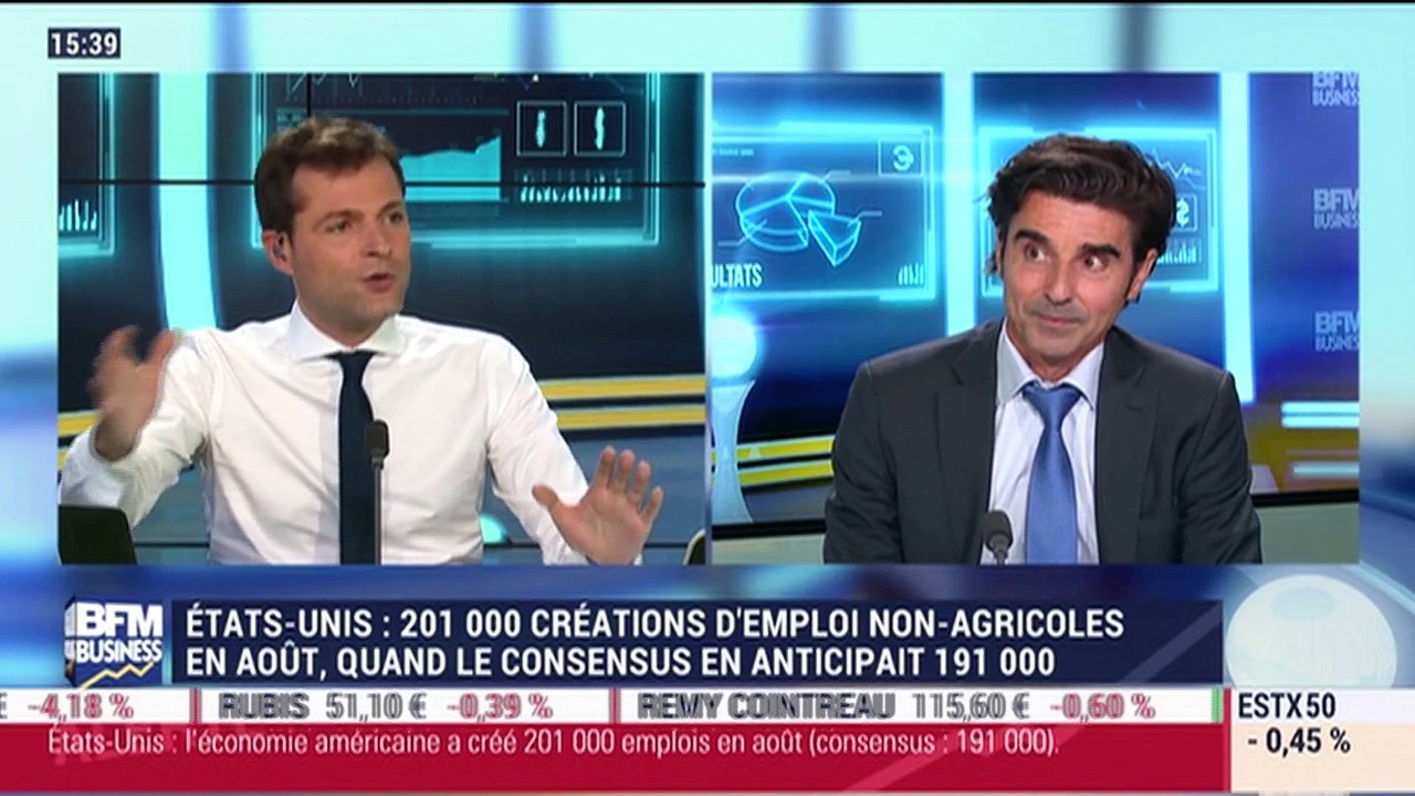 Les tendances sur les marchés: 201 000 créations d'emplois non-agricoles aux États-Unis - 07/09