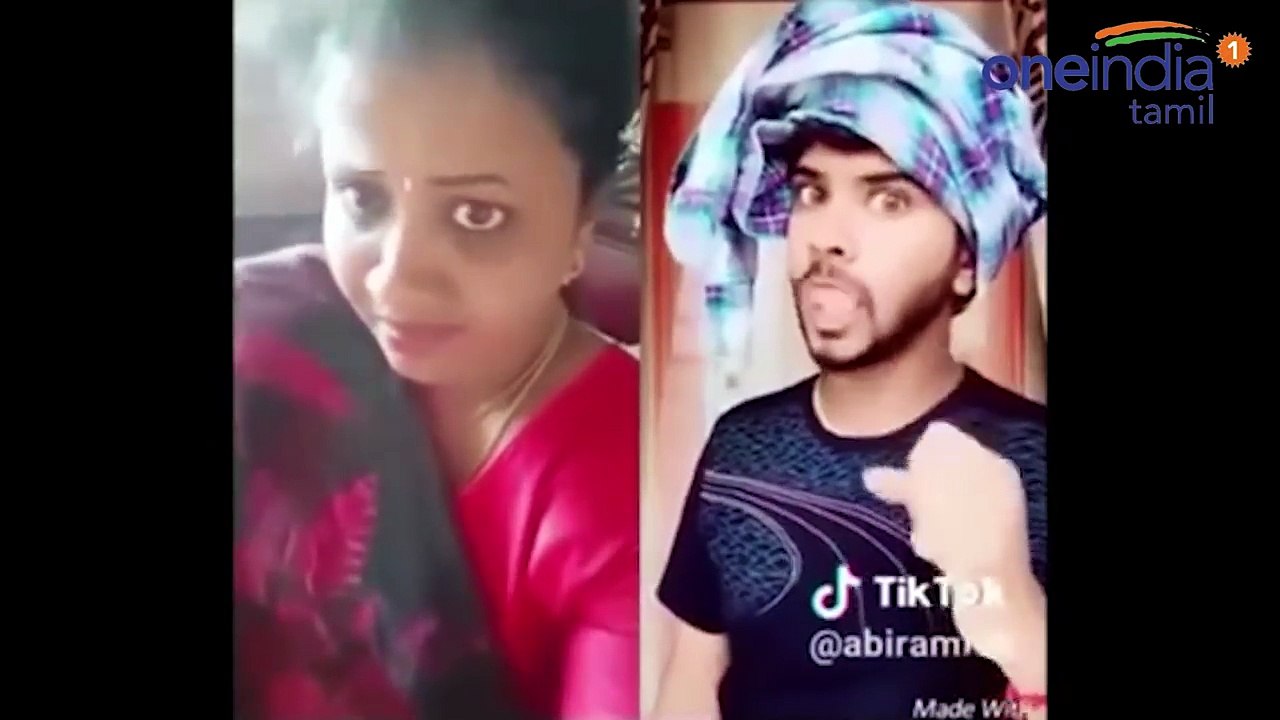 பலருடன் ரொமான்டிக் டப்ஸ்மேஷ் வெளியிட்ட அபிராமி!! | kundrathur Abirami Dubsmash