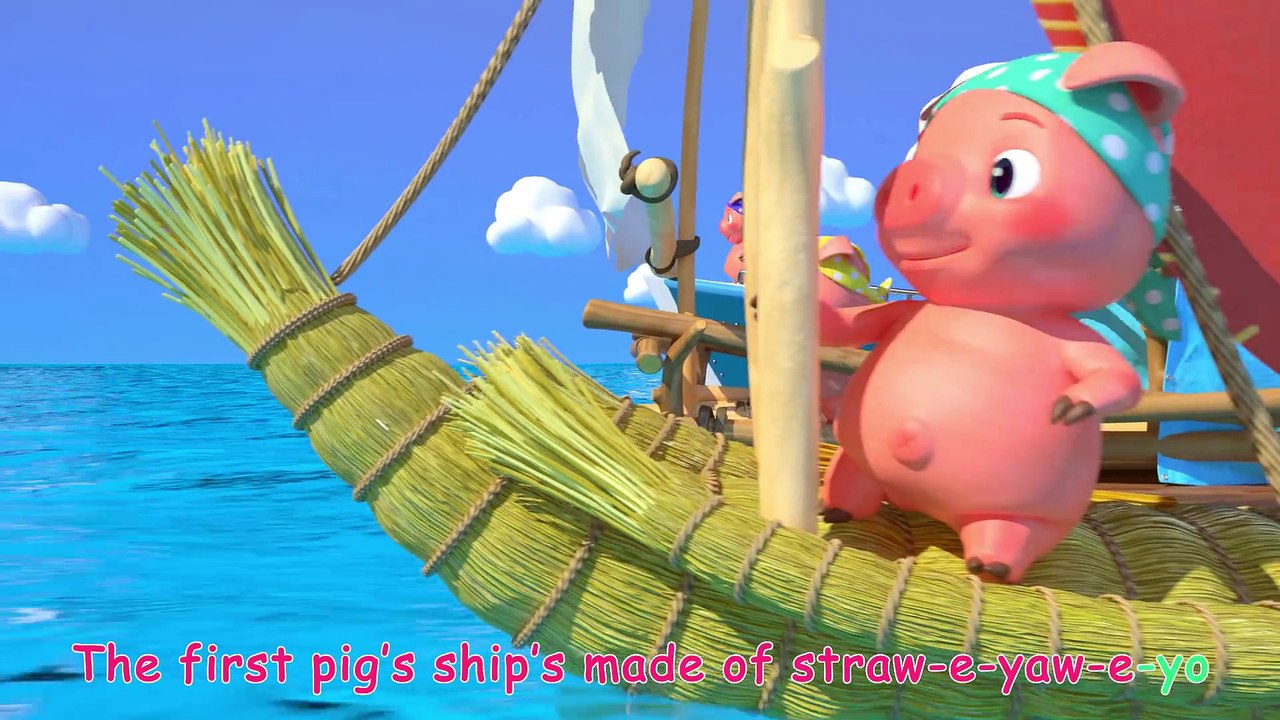 Three Little Pigs 2 - Cocomelon (ABCkidTV) Nursery Rhymes & Kids Songs