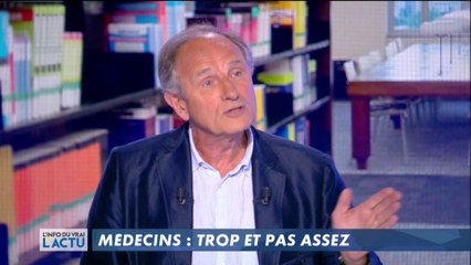 Médecins : trop et pas assez - L'info du vrai du 06/09 - CANAL+