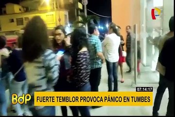 Tumbes: así se vivió el fuerte sismo de 6,4 grados en la provincia de Zarumilla