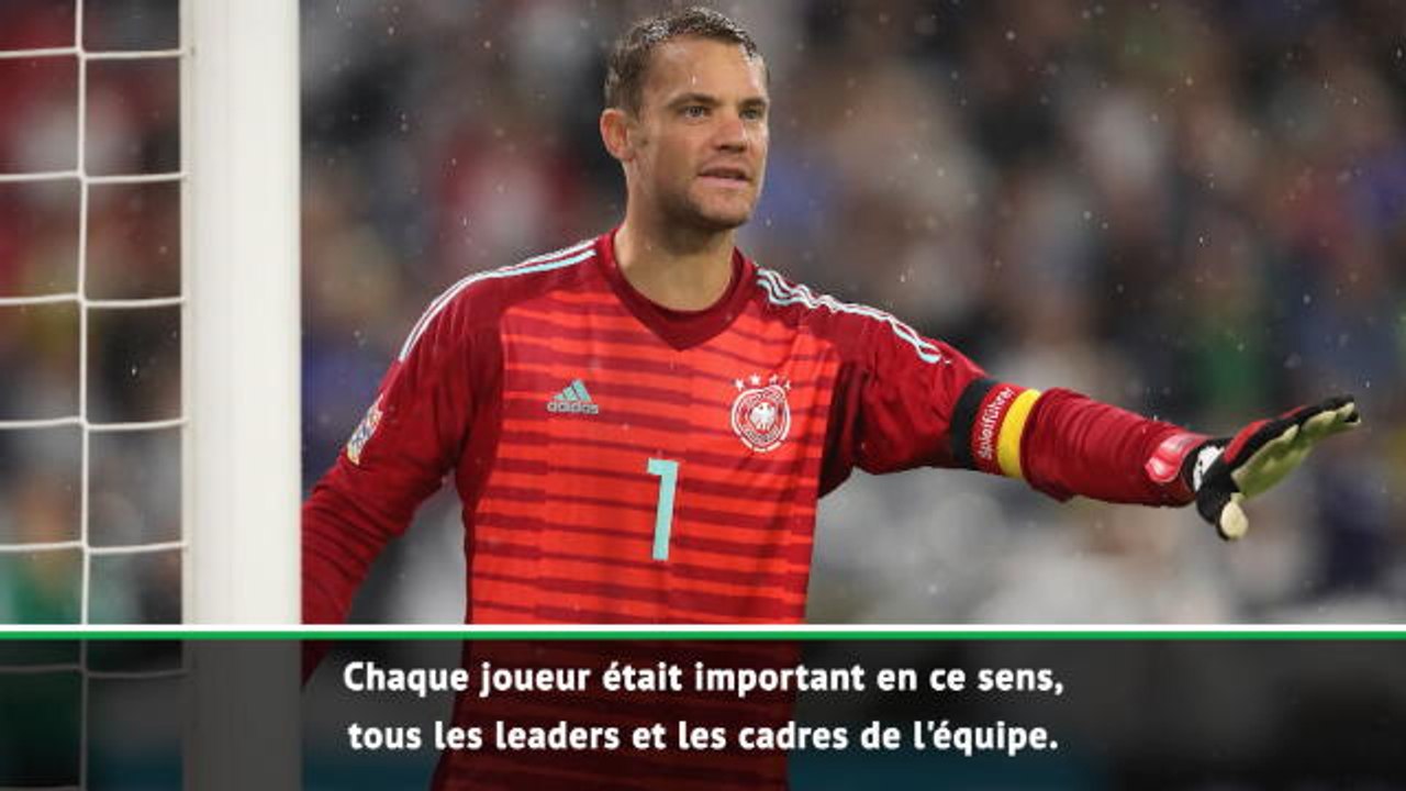 Allemagne - Neuer : "Il fallait changer quelque chose"