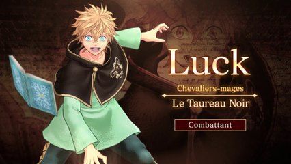 Black Clover : Quartet Knights - Bande-annonce de Luck
