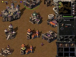 킹덤언더파이어 메머드 vs 엘븐  starcraft clone RTS Real Time Strategy.