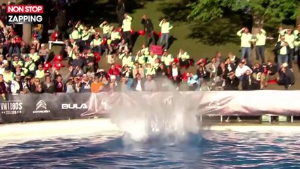 Un concours de plat à 10m de hauteur en Norvège (vidéo)