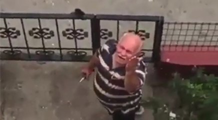 Kediyi ezdi utanmadan tepki gösterdi