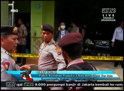 Pabrik Rumahan Produksi 2.000 Butir Obat Terlarang per Jam