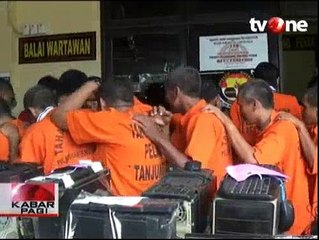 Ratusan Preman Terjaring Razia di Tanjung Perak