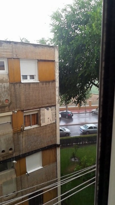 Lluvia veraniega en Alcalá de Henares, 7/9/18