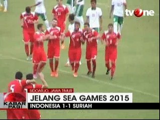Timnas Indonesia Tahan Imbang Suriah