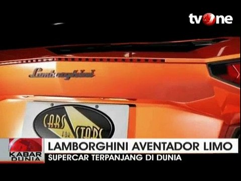 Lamborghini Aventador Limo, Supercar Terpanjang di Dunia