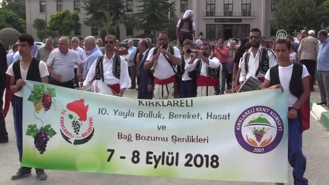 10. Kırklareli Yayla, Bolluk, Bereket, Hasat ve Bağ Bozumu Şenlikleri