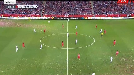Denis Cheryshev Goal HD - Turkey	0-1	Russia 07.09.2018